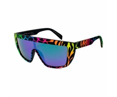 Akiniai ITALIA INDEPENDENT 0912-ZEF-149. Akiniai przeciwsłoneczne, Kolor juoda mėlyna žalia geltona oranžinė. Unisex.