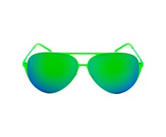 Akiniai ITALIA INDEPENDENT 0200-033-000. Akiniai przeciwsłoneczne, Kolor žalia. Unisex.