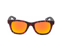 Akiniai ITALIA INDEPENDENT 0090-ZEF-053. Akiniai przeciwsłoneczne, Kolor raudona. Unisex.