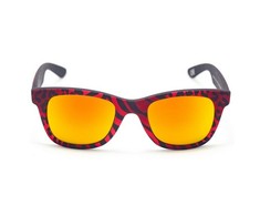 Akiniai ITALIA INDEPENDENT 0090-ZEB-053. Akiniai przeciwsłoneczne, Kolor raudona. Unisex.
