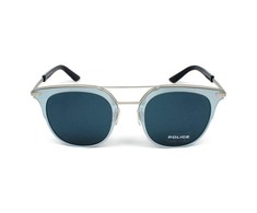 Akiniai POLICE SPL584-0581. Akiniai przeciwsłoneczne, Kolor mėlyna sidabrinė. Unisex.