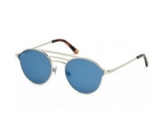 Akiniai WEB EYEWEAR WE0207-16X. Akiniai przeciwsłoneczne, Kolor mėlyna sidabrinė havana. Unisex.