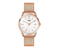 Laikrodis HENRY LONDON HL39-M-0026. Kwarcowy, Kolor balta. Unisex.