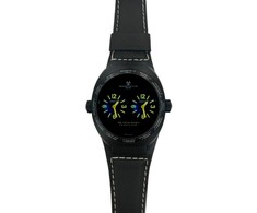 Laikrodis MONTRES DE LUXE 09BK-3003. Kwarcowy, Kolor juoda. Unisex.