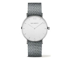 Laikrodis PAUL HEWITT PH-SA-SSTW18M. Kwarcowy, Kolor balta. Unisex.