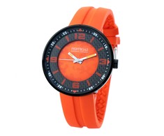 Laikrodis PERTEGAZ PDS-005-NA. Kwarcowy, Kolor juoda oranžinė. Unisex.