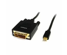 Kabelis StarTech Rodyti Port mini - DVI- D 1,8m Juodas (MDP2DIMM6)