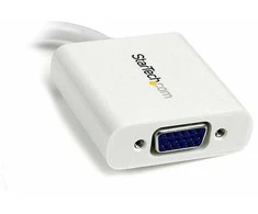 Adapteris AV StarTech DisplayPort Mini - D-Sub (VGA) balta (MDP2VGAW)