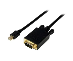 Kabelis StarTech Rodyti Port Mini - D- Sub (VGA) 1,8m Juoda (MDP2VGAMM6B)