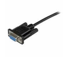 StarTech.com SCNM9FF1MBK serijinis kabelis Juoda 1 m DB-9