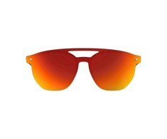 Akiniai HAVAIANAS UBATUBACS807U. View + clip-on, Kolor raudona geltona. Unisex.