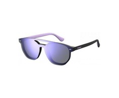 Akiniai HAVAIANAS UBATUBACS1X2T. Akiniai su nakładką, Kolor violetinė. Unisex.