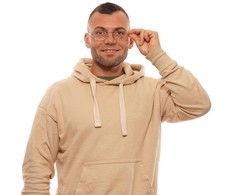 Akiniai OMEGA OM5011-54016. EYEGLASSES, Kolor pilka. Mężczyzna.