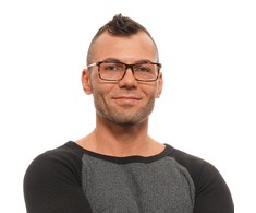 Akiniai OMEGA OM5014-58056. EYEGLASSES, Kolor ruda. Mężczyzna.