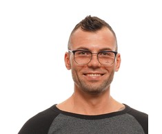 Akiniai OMEGA OM5018H55092. EYEGLASSES, Kolor mėlyna. Mężczyzna.