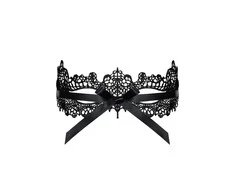 Obsessive A701 Decorative Juodas Lace Eye Mask Adjustable One Size