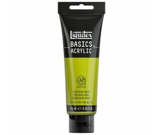 Akriliniai dažai Liquitex Basics 118ml, šviesiai alyvuogių žali