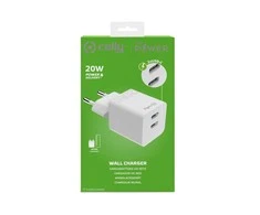 CELLY TC 1 USB-C 20W Balta