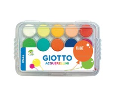 Giotto "party Gift" akvarelės, 15 spalvų, su teptuku