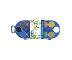 :Akvarelė 12sp+teptukas 80011 MILAN/15