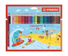 Stabilo Pieštukai spalvoti akvareliniai 36vnt.