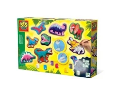 Ses Creative SES Gipso liejiniai su dinozaurų dažais 01292 12922