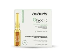 "Babaria" glikolio rūgšties ląstelių atnaujinimo ampulės 5 X 2ml