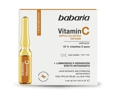 Dėklas Babaria ampulės su vitaminu C 5 vienetai