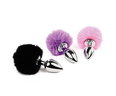 Feelz Toys FeelzToys - Bunny Tails Butt Plug Violetinė
