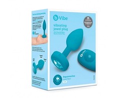 Dreamtoys B-Vibe - Vibrating Jewel Plug S/M Aquamarine