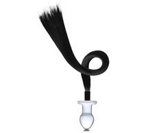 Glas - Horse Tail Glass Butt Plug
