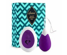 Feelz Toys FeelzToys - Anna Vibrating Egg Remote Deep Violetinė