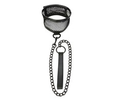Sex&amp;Mischief Collar S&amp;M – tinklinė apykaklė ir pavadėlis