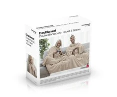 Antklodė su dviem rankovėmis su centrine kišene Doublanket InnovaGoods