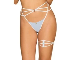 Obsessive - A760 Garter Baltas L/XL