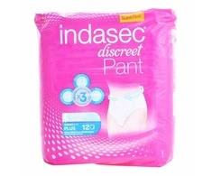 Indasec kelnaitės Plus didelis dydis 12 vnt