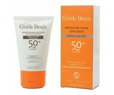 "Gisèle Denis Color" apsauginis veido kremas nuo saulės Spf50+ vidutinio/tamsumo 40ml