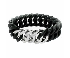 Therubz Biżuteria THE-RUBZ 100173. Bransoletka, Kolor juoda sidabrinė. Kobieta.