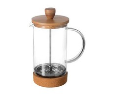 Secret De Gourmet NATURE BAMBOO Stūmoklinis kavos plakiklis, 600 ml