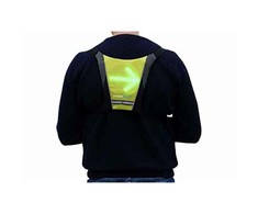 Carruzzo Skateflash Reflective vest Liemenė Juoda, Žalia Nailonas Vieno dydžio Važiavimui mieste