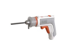 Black &amp; Decker Juodas &amp; Decker HEXDRIVER, cordless furniture screwdriver BCRTA01 (baltas/oranžinis, 3.6 volts)