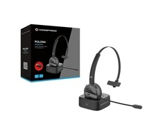 CONCEPTRONIC Ausinės Belaidės BT 5.0 +Įkrovimo stotelė juodas