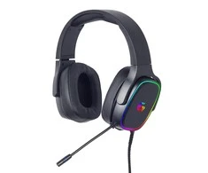 GEMBIRD GHS-SANPO-S300 USB 7.1 Surround Ausinės žaidimai su RGB apšvietimu