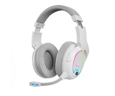 Mars Gaming belaidės žaidimų ausinės 2.4GPRO su mikrofonu, 50 mm, baltos MHW100W