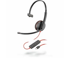 Ausinės Poly Blackwire C3210 USB-C, 209748-201