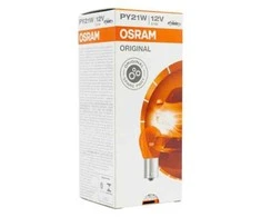 Bikuvalt OSRAM Automobilinė lemputė 21W 12V BAU15S (geltona) 1vnt