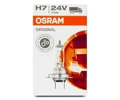 OSRAM Automobilinė lemputė H7 70W 24V PX26D 1vnt