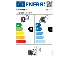 Kumho 195/60R15 ECOWING ES31 88V