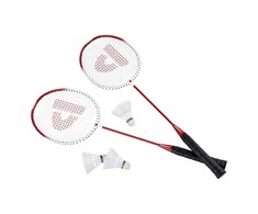 BADMINTONO RINKINYS DĖKLE ORANŽINIS 6-VIENAME DONNAY 413945