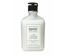 Drėkinantis ir gaivinantis barzdos šampūnas Depot No. 501, 250 ml